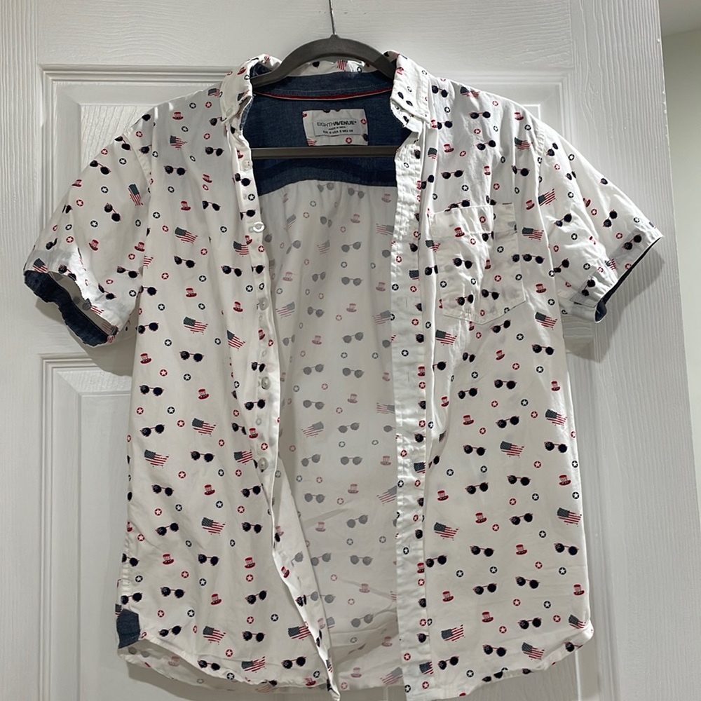Forth of July button down